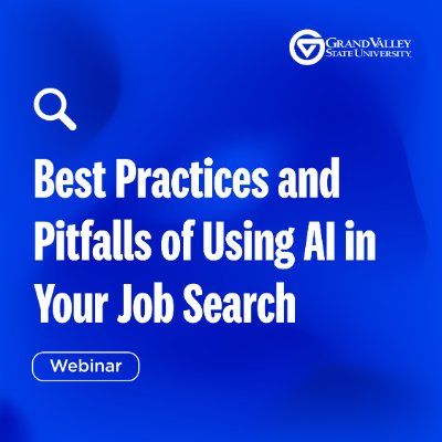 Alumni Webinar: AI in the Job Search